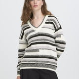 Jersey ICHI Astra Gray Pinstripe