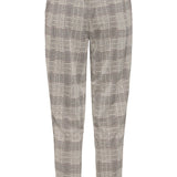 Pantalones ICHI Manse Natural Black Check