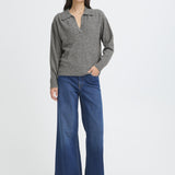 Jersey ICHI Macon Dark Grey