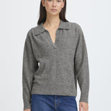 Jersey ICHI Macon Dark Grey