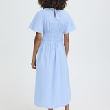 Vestido ICHI Gwenda Blue / White Check