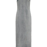 Vestido ICHI Nicalo Black Acid Wash