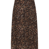 Falda ICHI Marrakech Black Neutrals Leoprint