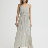 Vestido ICHI Marrakech Total Eclipse Stripe