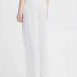 Pantalons ICHI Ihlinno Cloud dancer Blanc