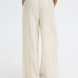 ICHI Ihlinno braun gestreifte Hose