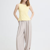 Top ICHI Kate Denim Almond Oil