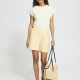 Shorts ICHI Kate Denim Almond Oil