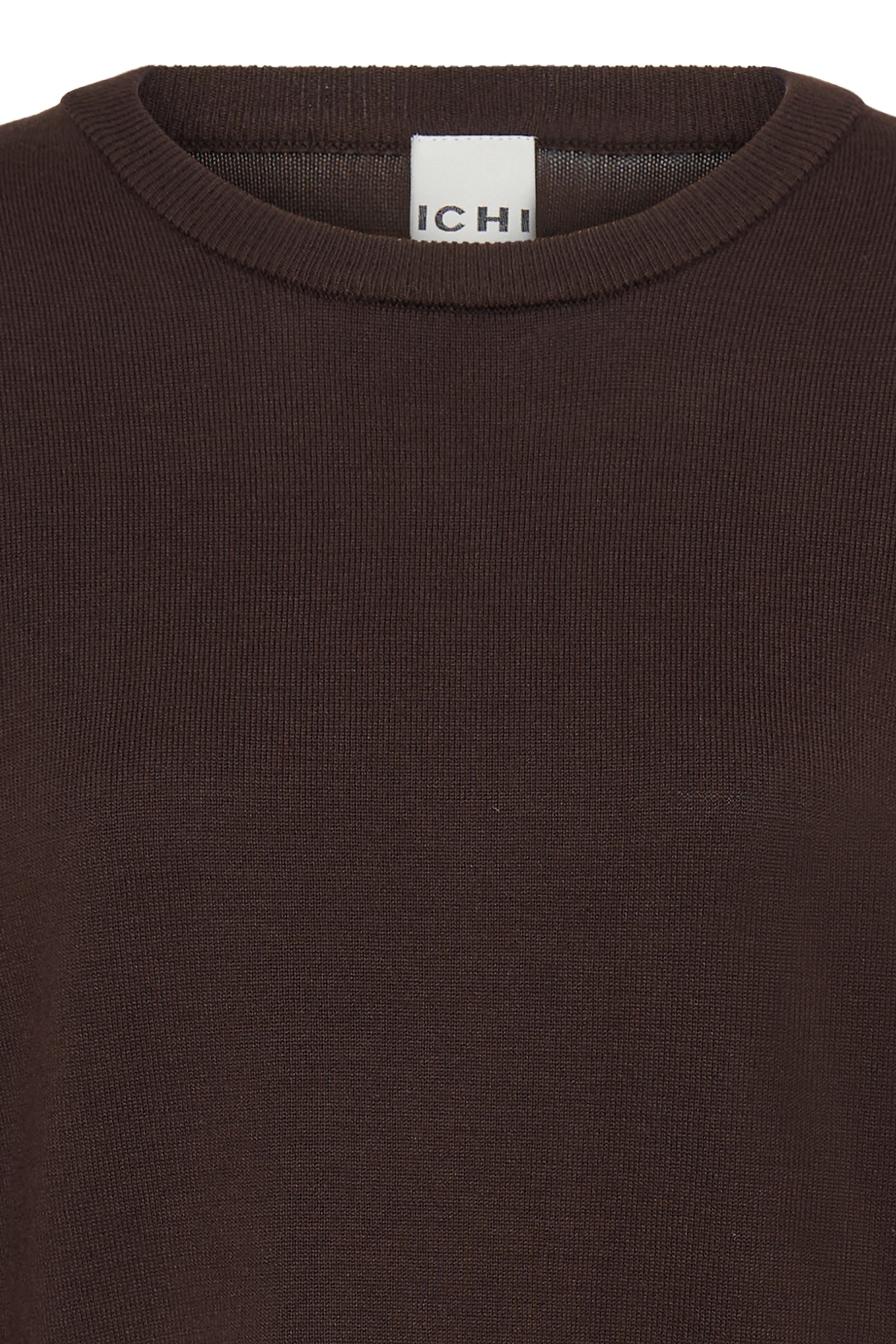 IHLULS O-NECK LS ICHI chocolate torte - front