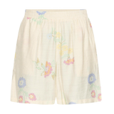 Shorts ICHI Ginni Cross Stitch Flowers