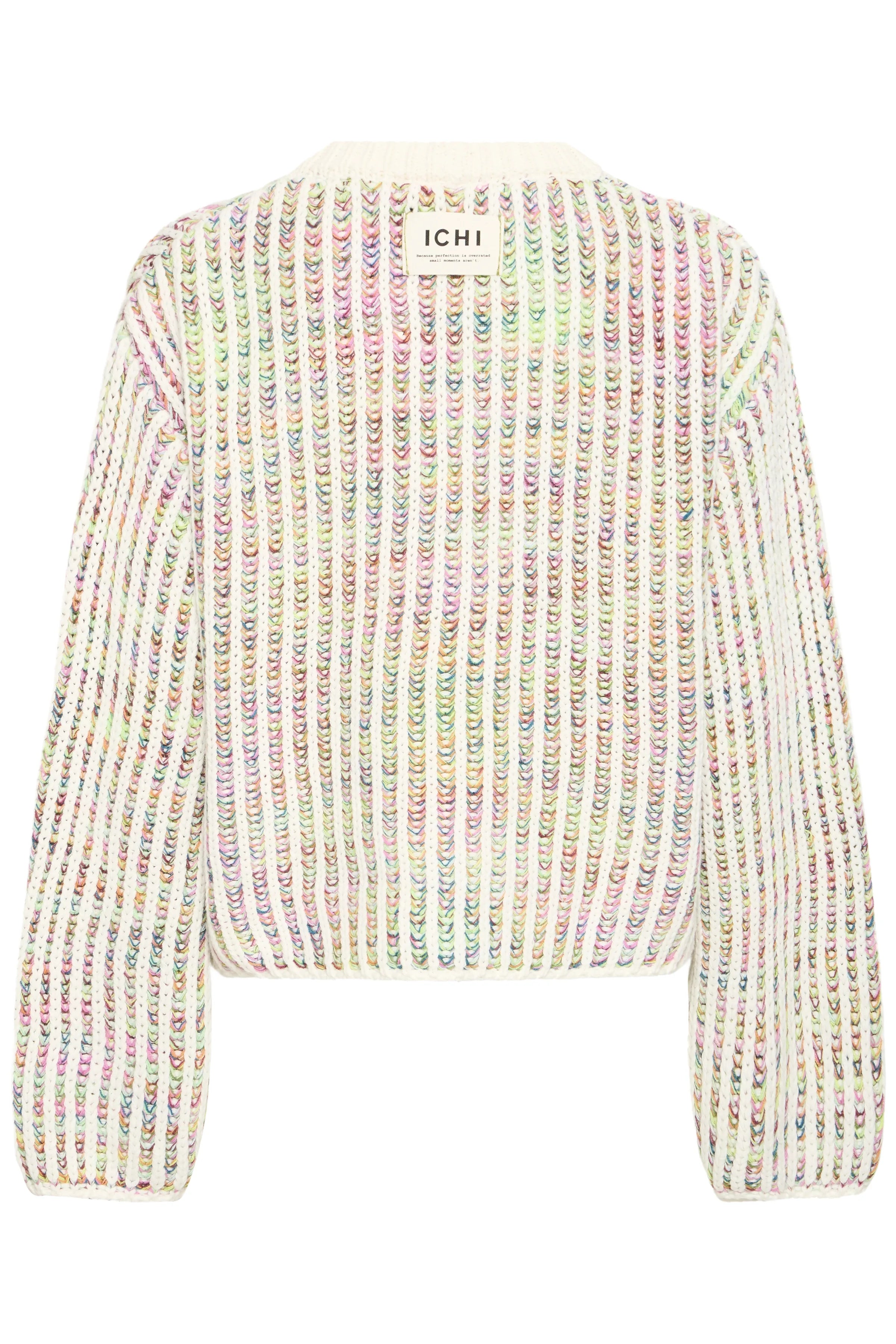 IHANILA LS ICHI cloud dancer w multicolor - front