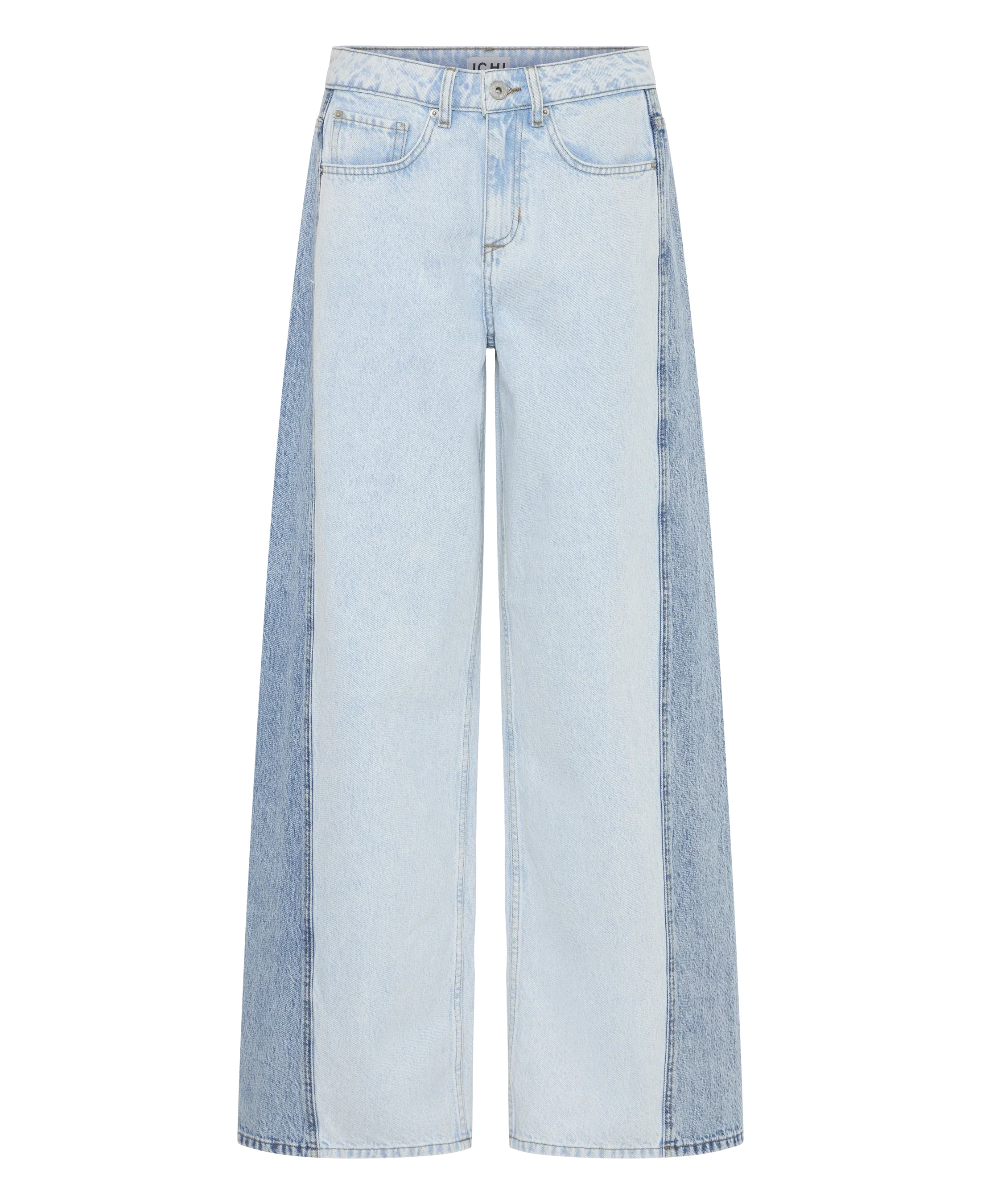 IHBAUVE MIX WIDE PA ICHI medium blue stone washed - vista frontal