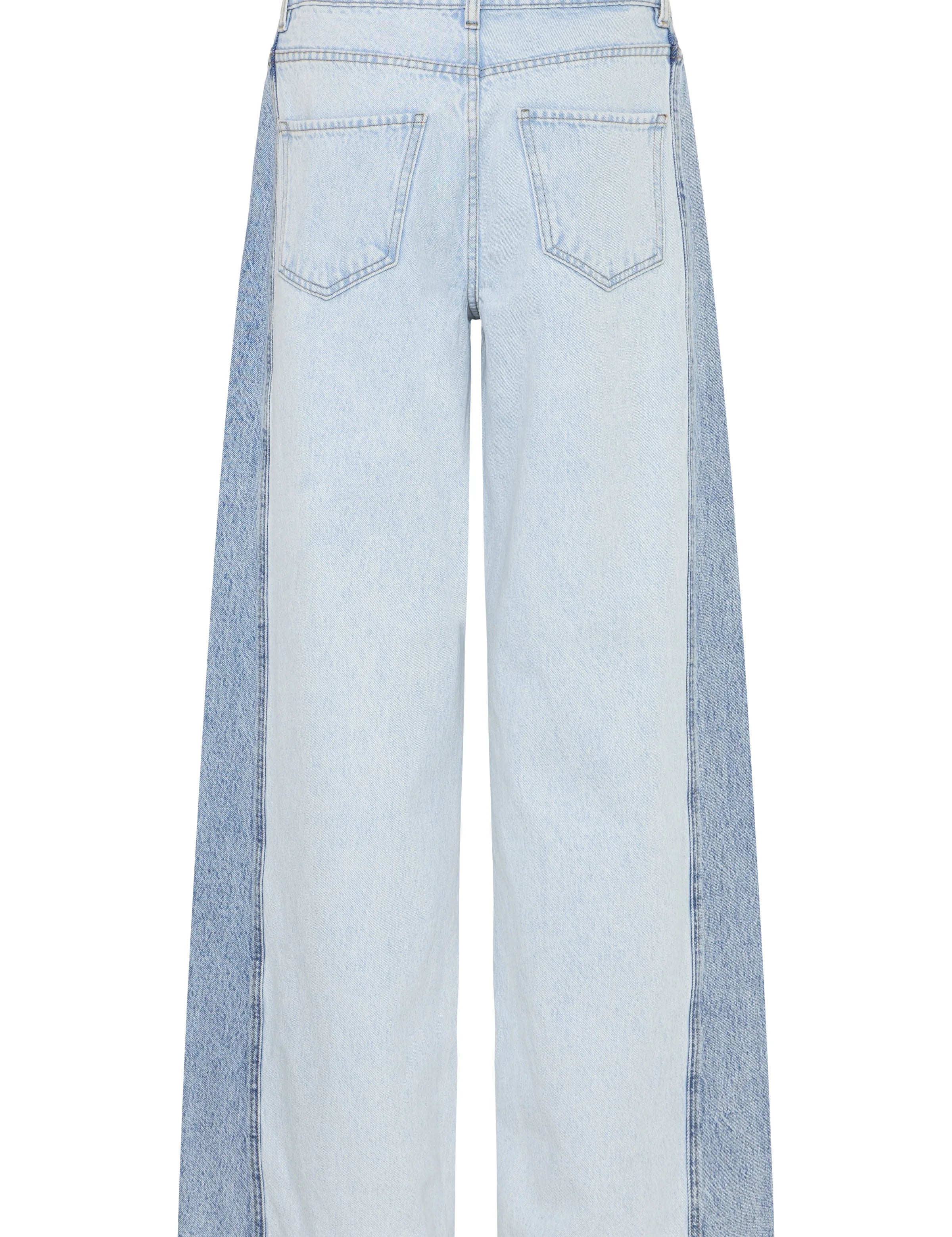 IHBAUVE MIX WIDE PA ICHI medium blue stone washed - back