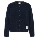 Cárdigan ICHI Sarisa Maritime Blue - ECRU