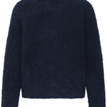 Cárdigan ICHI Sarisa Maritime Blue - ECRU