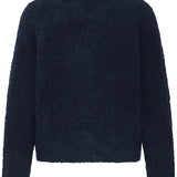 Cárdigan ICHI Sarisa Maritime Blue - ECRU