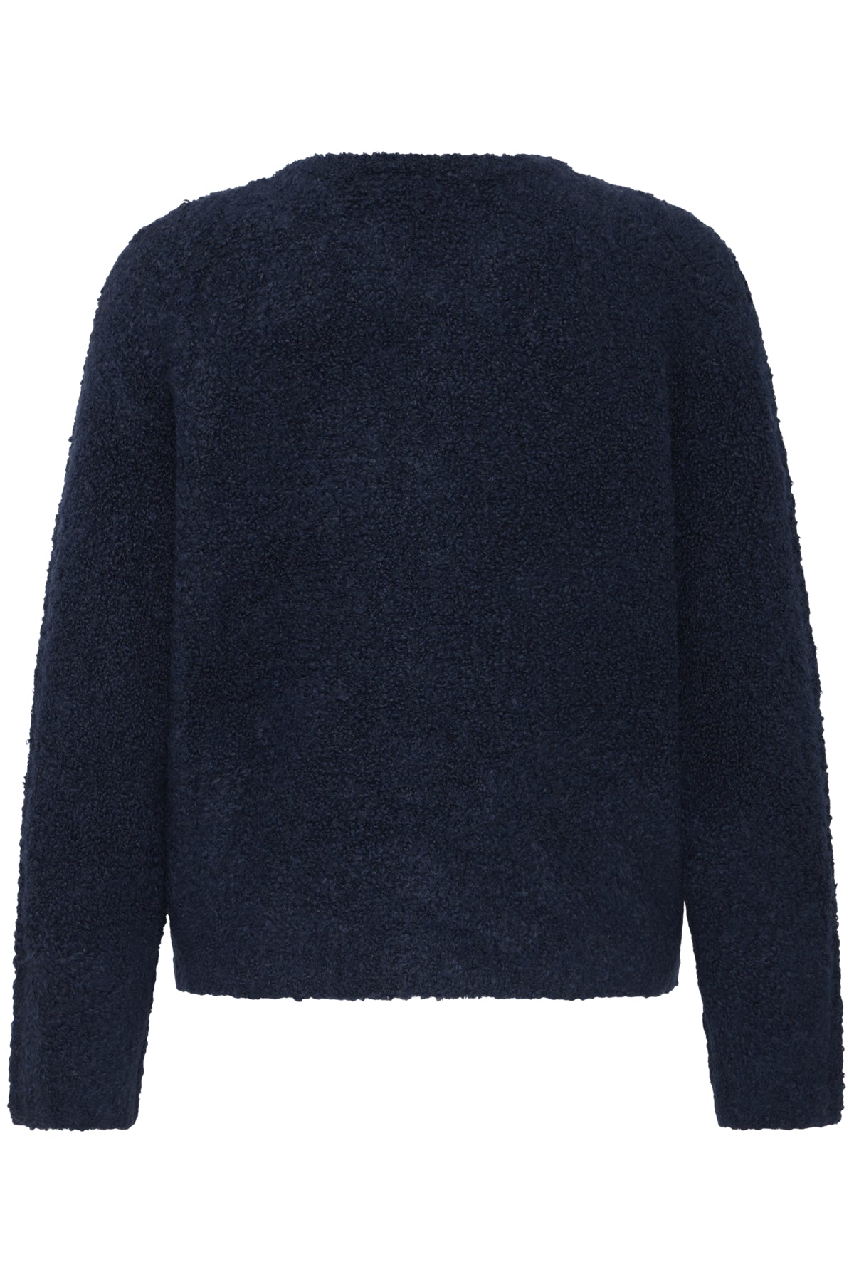 Cárdigan ICHI Sarisa Maritime Blue - ECRU