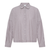 Camisa ICHI Giley Zinfandel Stripe - ECRU