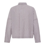 Camisa ICHI Giley Zinfandel Stripe - ECRU