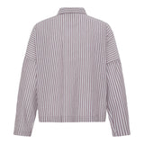 Camisa ICHI Giley Zinfandel Stripe - ECRU