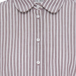 Camisa ICHI Giley Zinfandel Stripe - ECRU