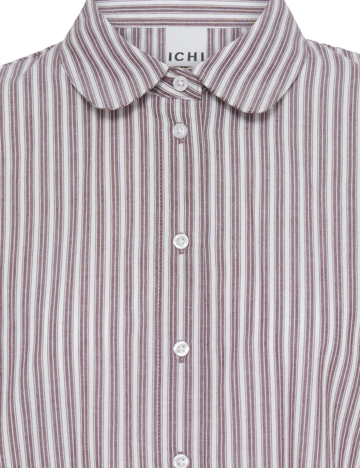 Camisa ICHI Giley Zinfandel Stripe - ECRU