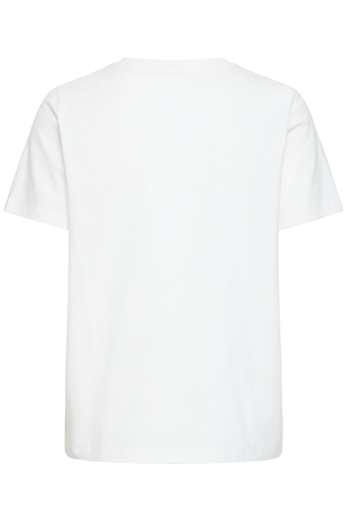 Camiseta ICHI Camino Loose Cloud Dancer - ECRU