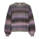 Jersey ICHI Dasunte Pink / Blue / Brown Mix - ECRU