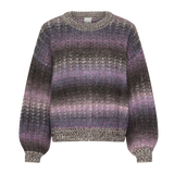 Jersey ICHI Dasunte Pink / Blue / Brown Mix - ECRU