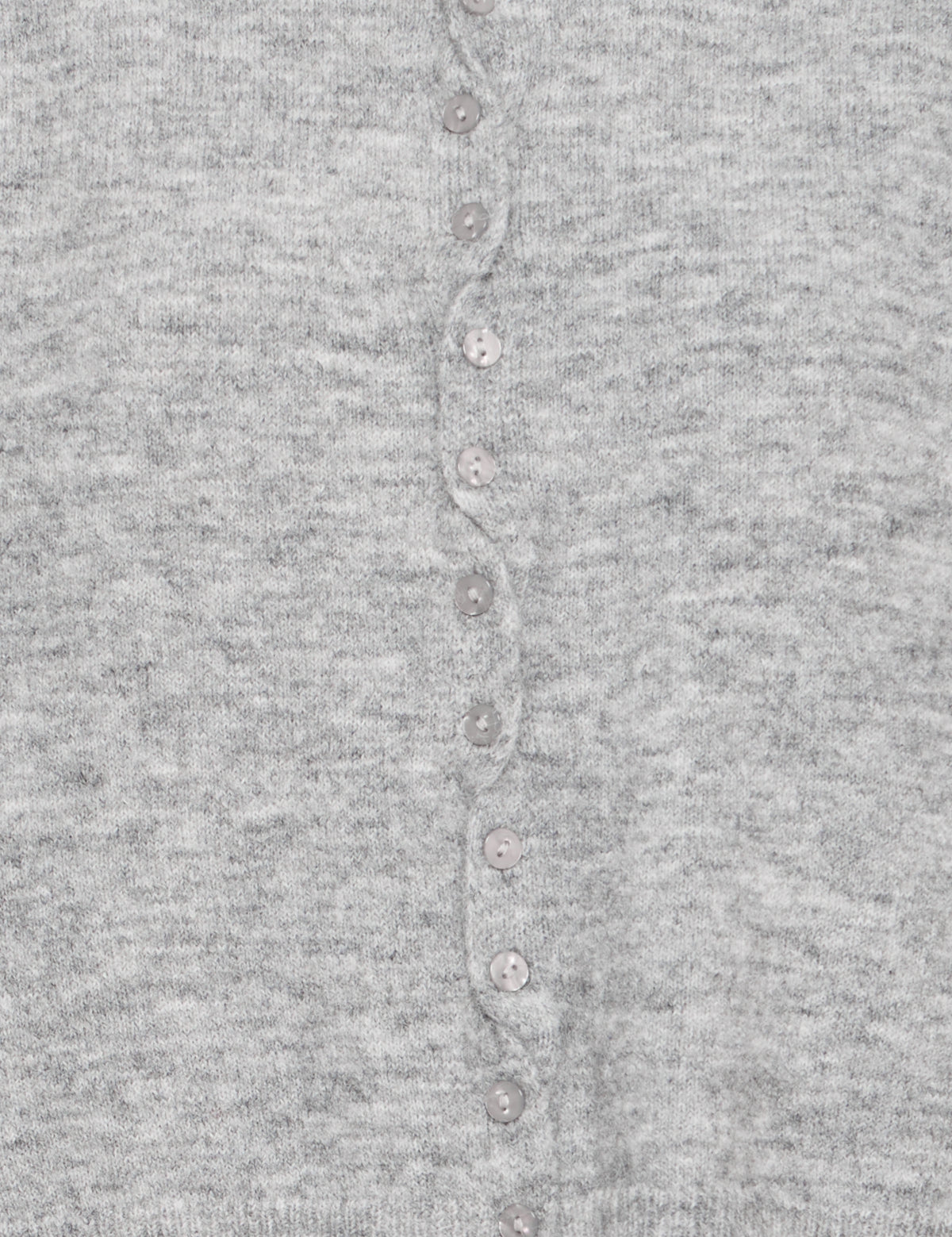 Cárdigan ICHI Sage Alloy Melange - ECRU