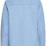 Camisa ICHI Barcy Light Blue - ECRU
