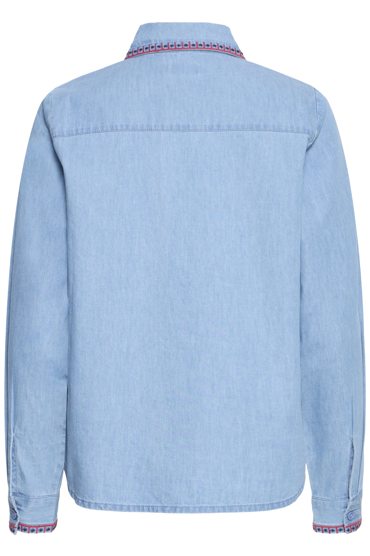 Camisa ICHI Barcy Light Blue - ECRU