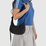 Bolso BAGGU Small Nylon Crescent Black