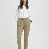 Pantalones B.YOUNG Rizetta Cropped Chinchilla Melange