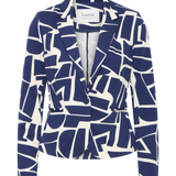 Blazer B.YOUNG Rizetta AOP Med Blue Geo