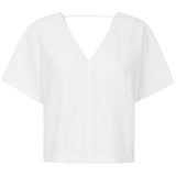 B.YOUNG Falakka V-Neck Marshmallow Blouse