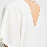 B.YOUNG Falakka V-Neck Marshmallow Blouse