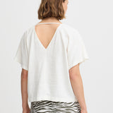 B.YOUNG Falakka V-Neck Marshmallow Blouse