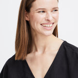 Blusa B.YOUNG Falakka Cuello Pico Black