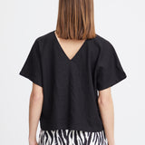 Blusa B.YOUNG Falakka Cuello Pico Black