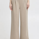 B.YOUNG – Rizetta – Weite, verkürzte Hose aus geröstetem Cashew