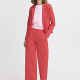 Pantalones B.YOUNG Rizetta Wide Cropped Poinsettia