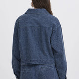 B.YOUNG Kanilla Mid Blue Denim Jacket