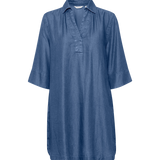 B.YOUNG Kosmo Mid Blue Denim Dress