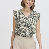 Top B.YOUNG MMJoella Ethnic Sea Spray