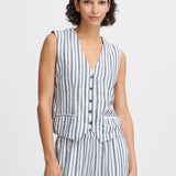 B.YOUNG Falakka Marshmallow Stripes Weste 