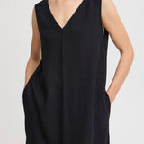 B.YOUNG Falakka Schwarzes Kleid