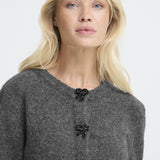 Cárdigan B.YOUNG Omea Dark Grey Melange