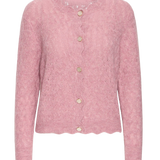 B.YOUNG – Monna Pointelle – Melange-Cardigan „Orchid Haze“