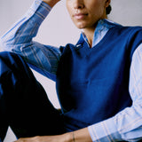 Chaleco B.YOUNG Manina Medieval Blue